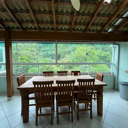 Cobertura 3 suítes com Ar condicionado, 300 metros da Praia Grande, Piscina, Wi-fi, Sauna-3